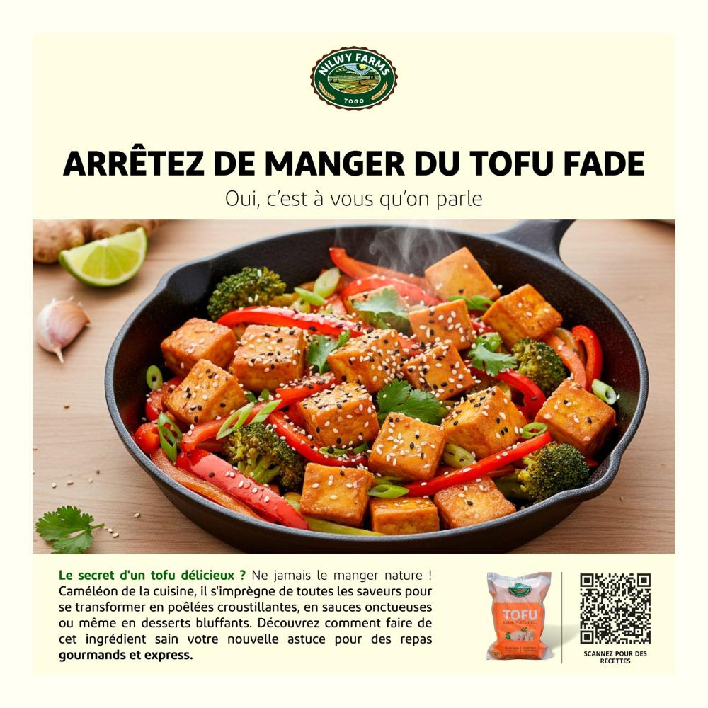 Vous pensez que le tofu est sans goût ?