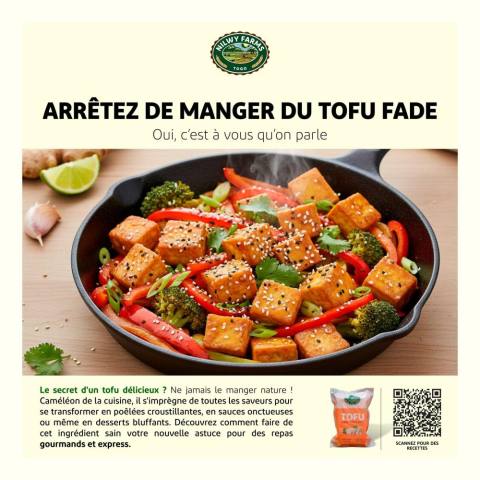 Vous pensez que le tofu est sans goût ?